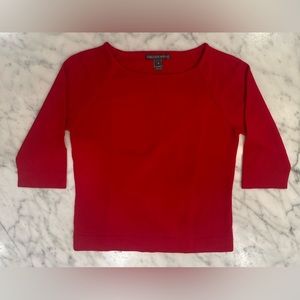 CASHMERE Saks Fifth Avenue Red Sweater - SIZE WOMAN MEDIUM
